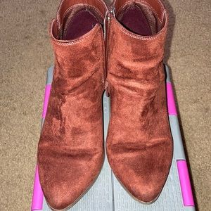 Burnt Orange booties